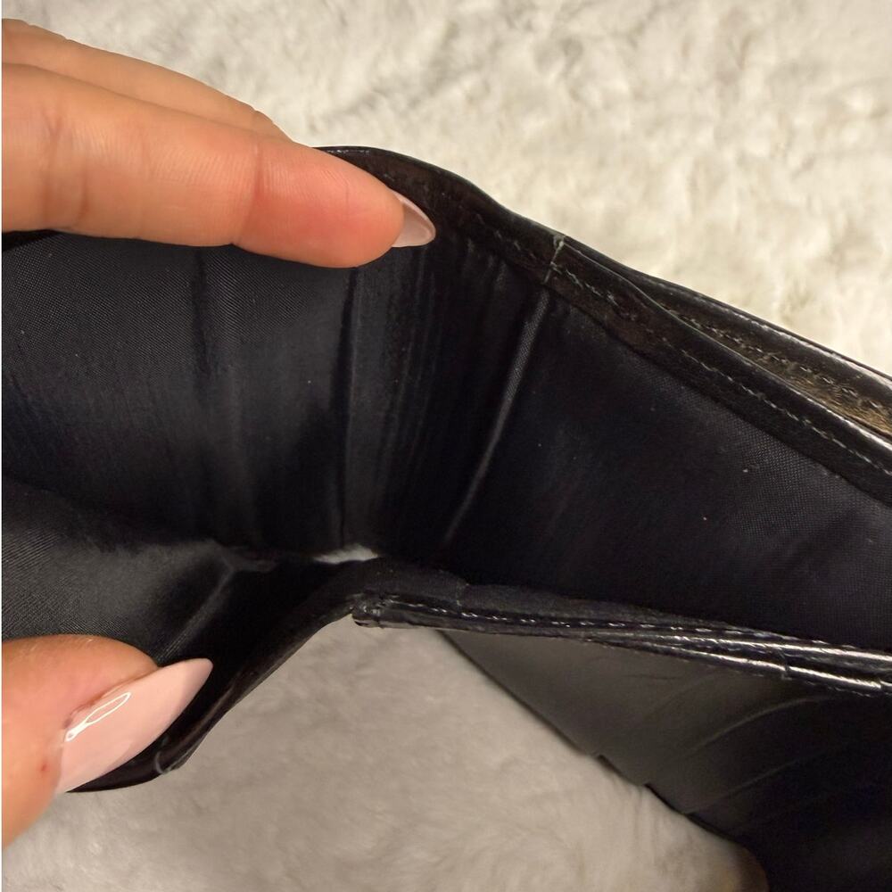 y2k COACH Vintage Black Kisslock Wallet - Picture 4 of 7